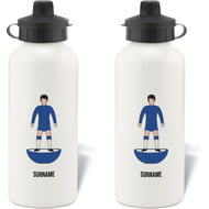 Personalised Leicester City Football Player Figure Sports Water Bottle - 600ml