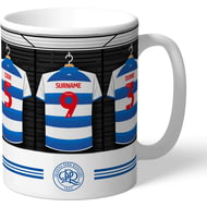 Personalised Queens Park Rangers FC Dressing Room Shirts Mug