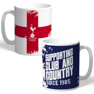 Personalised Tottenham Hotspur Club And Country Mug