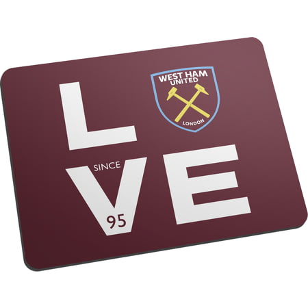 Personalised West Ham United FC Love Mouse Mat