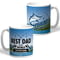 Personalised Best Dad In The World Fishing 11oz Ceramic Mug 