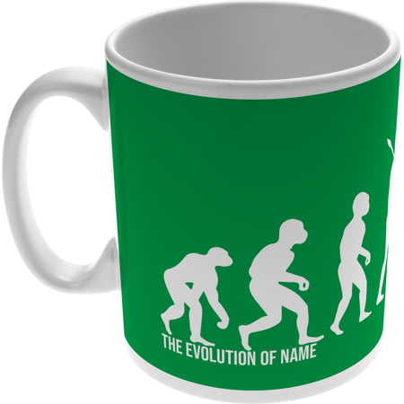 Personalised Tennis Players Evolution 11oz Ceramic Mug