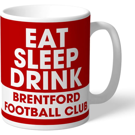 Personalised Brentford FC Eat Sleep Drink Mug