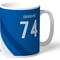 Personalised Cardiff City Stripe Mug