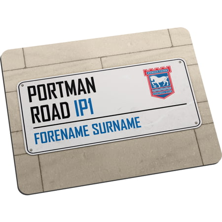 Personalised Ipswich Town FC Street Sign Mouse Mat