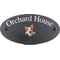 Personalised Pembroke Welsh Corgi Dog Motif Oval Slate House Sign Plaque 25x13cm
