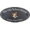 Personalised Pembroke Welsh Corgi Dog Motif Oval Slate House Sign Plaque 25x13cm