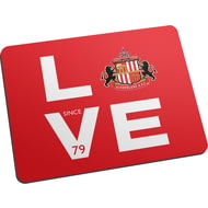 Personalised Sunderland Love Mouse Mat