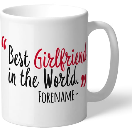 Personalised Watford Best Girlfriend In The World Mug