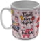 Personalised Apple 3D Effect 11oz Ceramic Mug For Teachers And Mentors - End Of Term Gift