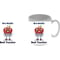 Personalised Best Teacher Apple 11oz Ceramic Mug For Teachers And Mentors - End Of Term Gift