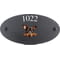 Personalised Doberman Pinscher Dog Motif Oval Slate House Sign Plaque 25x13cm