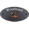 Personalised Doberman Pinscher Dog Motif Oval Slate House Sign Plaque 25x13cm