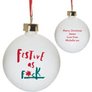 Personalised HotchPotch Festive As Bauble