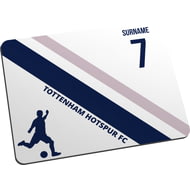 Personalised Colour Stripe Mouse Mat for Tottenham Hotspur football fans