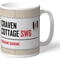 Personalised Fulham FC Craven Cottage Street Sign Mug