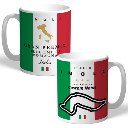 Personalised Grand Prix Italy Imola Racing Mug