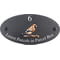 Personalised Hawfinch Bird Motif Oval Slate House Sign Plaque 25x13cm