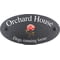 Personalised Rose Flower Motif Oval Slate House Sign Plaque 25x13cm