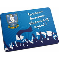 Personalised Sheffield Wednesday FC Legend Mouse Mat