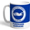 Personalised Brighton & Hove Albion FC Bold Crest Mug