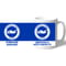 Personalised Brighton & Hove Albion FC Bold Crest Mug