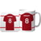 Personalised Nottingham Forest FC Shirt Mug & Coaster Set
