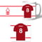 Personalised Nottingham Forest FC Shirt Mug & Coaster Set