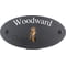 Personalised Owl Bird Motif Oval Slate House Sign Plaque 25x13cm