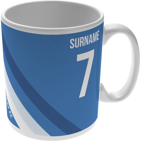 Personalised Sheffield Wednesday Colour Stripe Ceramic Mug