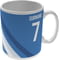 Personalised Sheffield Wednesday Colour Stripe Ceramic Mug