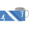 Personalised Sheffield Wednesday Colour Stripe Ceramic Mug