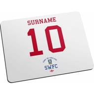Personalised Sheffield Wednesday FC Come On England Mouse Mat