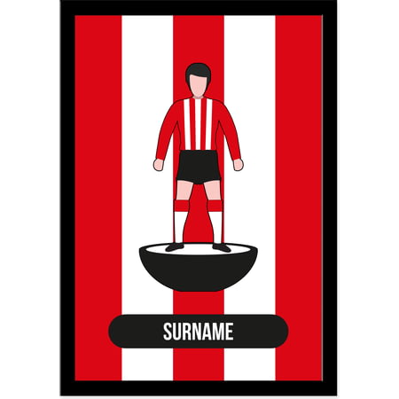 Personalised Sunderland Player Figure A4 Framed Print