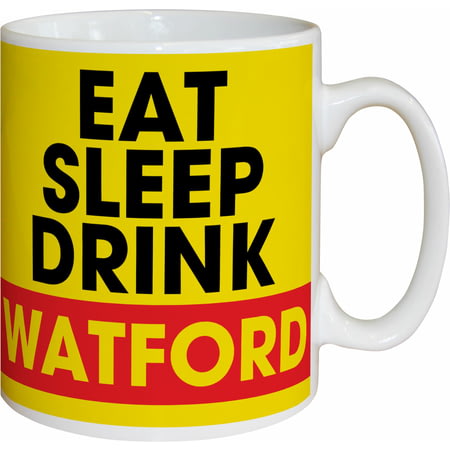 Personalised Watford FC Eat Sleep Drink Mug