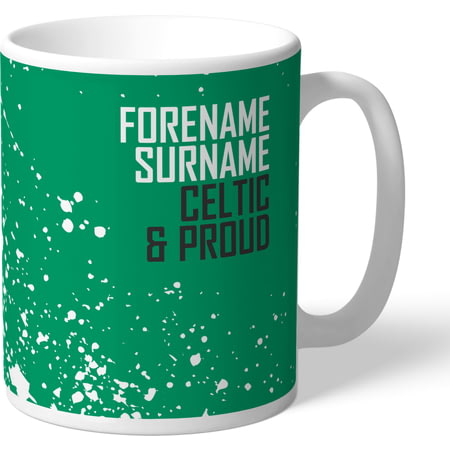 Personalised Celtic FC Proud Mug