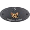 Personalised Chihuahua Dog Motif Oval Slate House Sign Plaque 25x13cm