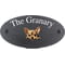 Personalised Chihuahua Dog Motif Oval Slate House Sign Plaque 25x13cm
