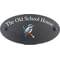 Personalised Kingfisher Bird Motif Oval Slate House Sign Plaque 25x13cm