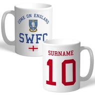 Personalised Sheffield Wednesday FC Come On England Mug