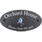 Personalised Ultra Marine Kingfisher Bird Motif Oval Slate House Sign Plaque 25x13cm