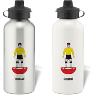 Personalised Watford Player Figure Aluminium Sports Water Bottle
