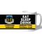 Personalised Hebburn Town FC Eat Sleep Drink Mug