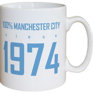 Personalised Manchester City FC 100 Percent Mug
