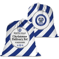 Personalised Rochdale AFC FC Christmas Delivery Large Fabric Santa Sack