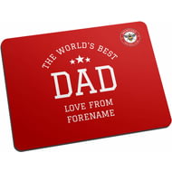 Personalised Brentford FC World's Best Dad Mouse Mat
