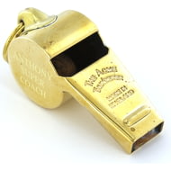 Personalised Engraved Brass Acme Thunderer 58.5 Referee Whistle in Gift Box-For teachers and coaches