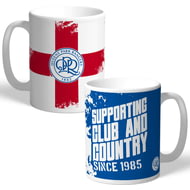 Personalised Queens Park Rangers FC Club And Country Mug