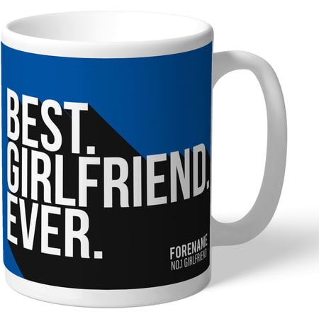 Personalised Crystal Palace Best Girlfriend Ever Mug