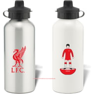 Personalised Liverpool FC Player Figure Aluminium Sports Water Bottle